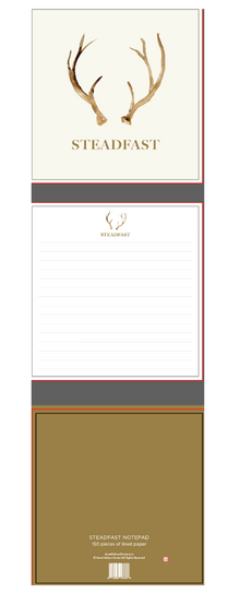  Steadfast Covered Notepad