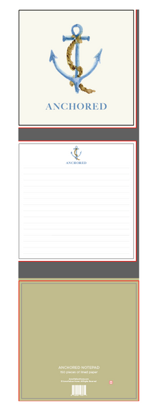  Anchored Covered Notepad