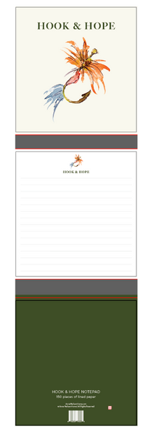  Hooked on Hope Covered Notepad